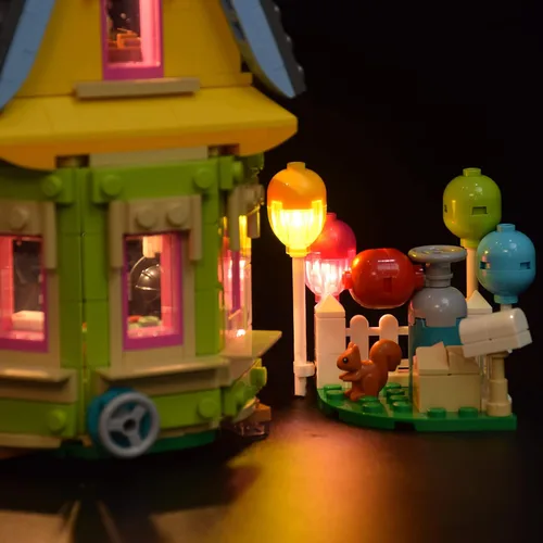 Miniatura 5 de LightGo Kit de iluminación LED diseñado para Lego 43217 'Up' House Building Set, no incluye modelo (versión remota)