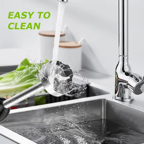Miniatura 6 de Bonsenkitchen Batidora de mano de inmersión con batidor, 20 velocidades y modo turbo, batidora de mano de 500 W, batidora de mano de acero