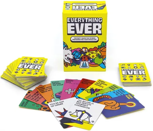 Miniatura 2 de Juego de cartas Everything Ever Divertidos juegos familiares para adultos, adolescentes y niños Divertido juego de fiesta rápido 20 minutos