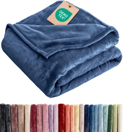 Miniatura 8 de Manta de forro polar ultrasuave para niños – Manta de franela de lujo para niños – Ligera para sofá, cama o silla – Gruesa, cálida y transpirable
