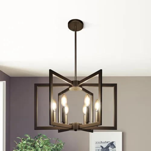 Miniatura 18 de Klgxnrd Mini moderna iluminación colgante dorada de granja para isla de cocina, lámpara industrial ajustable para entrada colgante para pasillo