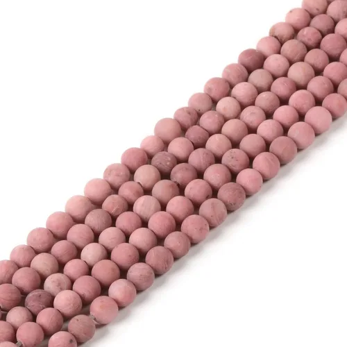 Miniatura 37 de Cuentas sueltas redondas de cristal curativo de 0.16 pulgadas (0.157 in) para hacer joyas