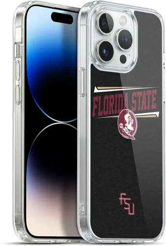 Miniatura 203 de Head Case Designs Funda de gel suave FSU Seminoles de la Universidad Estatal de Florida con licencia oficial compatible con Apple iPhone 13 Pro Max