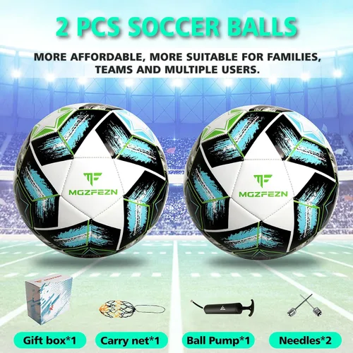 Miniatura 12 de Balón de fútbol juvenil tamaño 4, para niños, para jugar al aire libre, práctica, pelota de fútbol para adolescentes, niños y niñas, para interiores