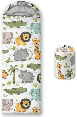 Miniatura 27 de Axolotl Saco de Dormir de Unicornio para Niños y Niñas – Sacos de Dormir Ligeros Cálidos para Clima Frío, Saco de Dormir Portátil Impermeable