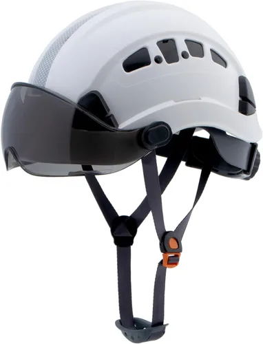 Miniatura 10 de Cascos de Construcción UNINOVA Casco de seguridad OSHA con suspensión ajustable de 6 puntos blanco