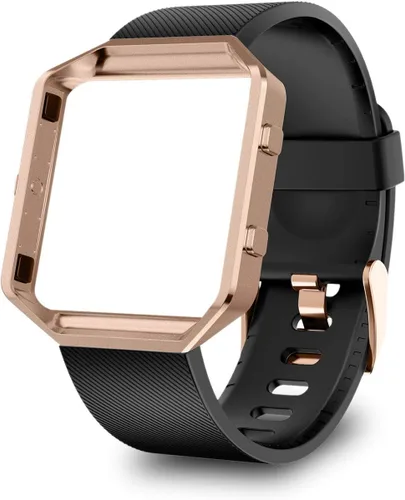 Miniatura 12 de Correa con marco para reloj Fitbit Blaze de LEEFOX, edición especial, correa de silicón, unisex, S G-10pack Classic+1 Marco Negro