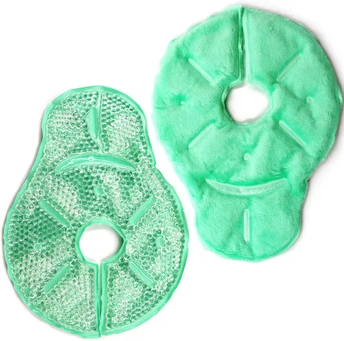 Paquete de terapia de mama reutilizable, paquetes de hielo para mamas, esenciales para la lactancia materna, para alivio de la lactancia, dolor de