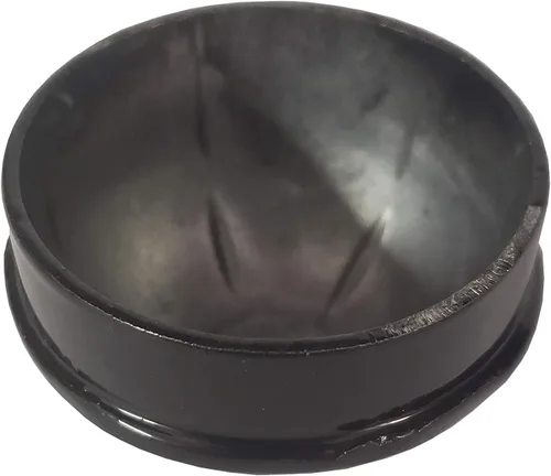Miniatura 3 de 1 7/8 "Aluminio Chain Link Fence Round Style Main Post Cap - Powder Coated Black