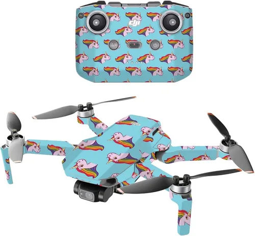 Miniatura 19 de MightySkins Compatible con DJI Mini 2 Dron portátil – Panda Hello Funda protectora de vinilo duradera y única Fácil de aplicar, quitar y cambiar