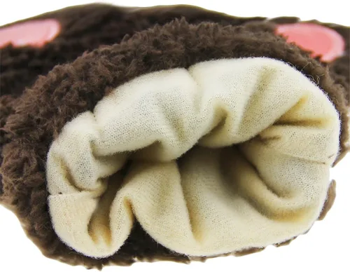 Miniatura 45 de Guantes de garra para disfraz de Halloween, medio dedo, lobo, oso, gato, guantes, guantes de piel sintética para mascarada, cosplay, utilería de mano