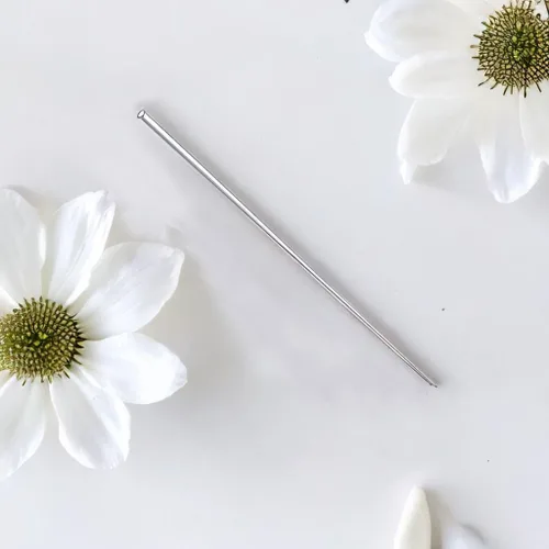 Miniatura 7 de NewkeepsR 20G18G16G14G12G10G8G6G4G2G0G00G 316L Pin de inserción de acero para orejanarizombligopezónlabio y ceja, herramienta auxiliar