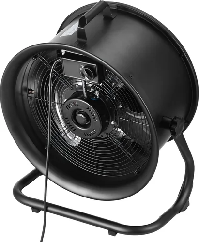 Miniatura 9 de VEVOR Ventilador circulador de aire de tambor de alta velocidad, ventilador industrial de 3 velocidades de 14 pulgadas, ventilador de piso ajustable