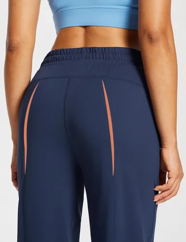 Miniatura 3 de BALEAF Pantalones deportivos de pierna recta para mujer, pantalones deportivos de pierna ancha, bolsillos elásticos y suaves para entrenamiento