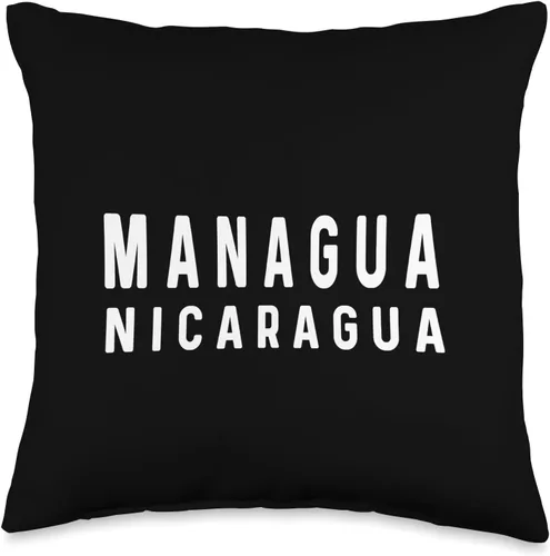 Nicaragua for Men Women Boys Girls Kids by RJ Managua Nicaragua-Travel Trip Vacation - Almohada de 16 x 16 pulgadas, multicolor