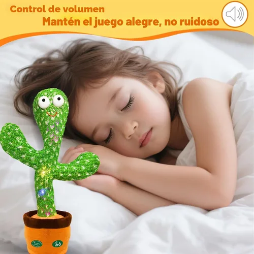 Miniatura 7 de Juguetes interactivos para bebés que bailan y hablan, divertido regalo para bebés de 6 a 18 meses, registro musical cantante, repite lo que dices