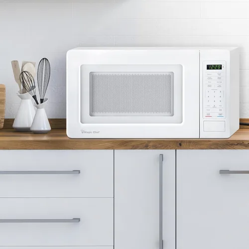 Miniatura 5 de Magic Chef Microondas de encimera de 0.7 pies cúbicos en blanco