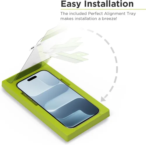 Miniatura 2 de PureGear Protector de pantalla para Apple iPhone Air (2025), vidrio templado HD de máxima claridad, cobertura completa, ajuste compatible