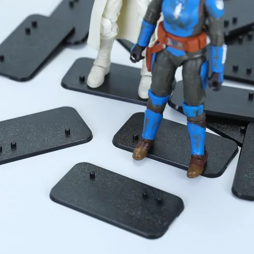 Miniatura 6 de SIXPOINTS 36 piezas de base de exhibición de figuras de acción multiclavija de 6 pulgadas, soporte de soporte compatible con figuras de juguete