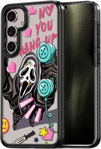 Miniatura 153 de Rosarnnah Funda compatible con Samsung Galaxy S24 Ultra, bonita estética, a la moda, divertida funda con estampado de gatito y gato, duradera a