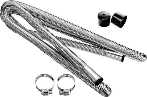 1 paquete de tubo de silenciador de escape para calentador de aire de estacionamiento de 2.5cm/1 pulgada de diámetro interior para calentador diésel