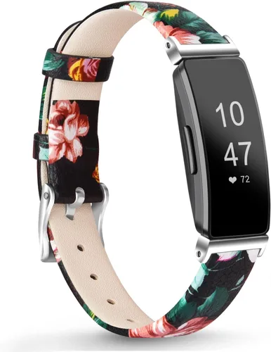 Miniatura 11 de Tobfit Correa de cuero para Inspire 2 bandas para mujer, correas de repuesto de cuero suave y delgado para Inspire HR/Inspire/Ace 2 Fitness Tracker
