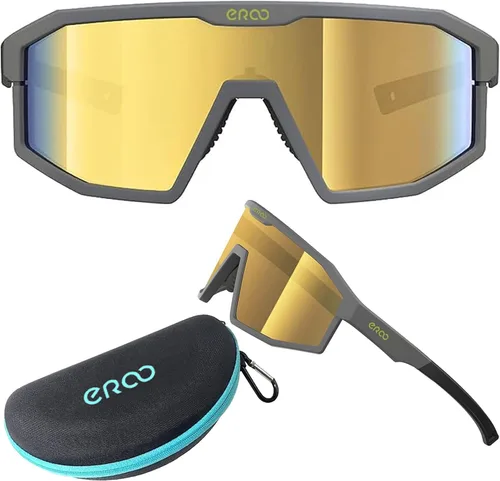 Eazyrun Gafas de sol polarizadas deportivas para niños de 8 a 12 años, lentes para béisbol, softbol, ciclismo, protección UV para niños y niñas F23a