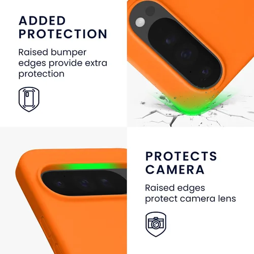 Miniatura 615 de kwmobile Funda Compatible con Google Pixel 6 Pro - Funda de teléfono de silicona TPU con acabado suave - Azul Arrecife
