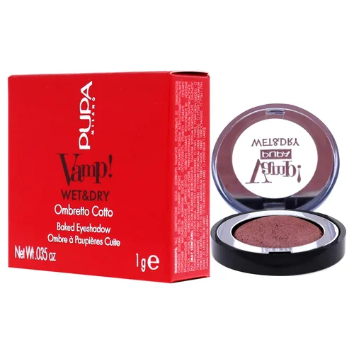 Miniatura 4 de Pupa Milano Vamp! Sombra de ojos horneada húmeda y seca, textura ligera y ultrafina, mejora los párpados con un color radiante y multifacético