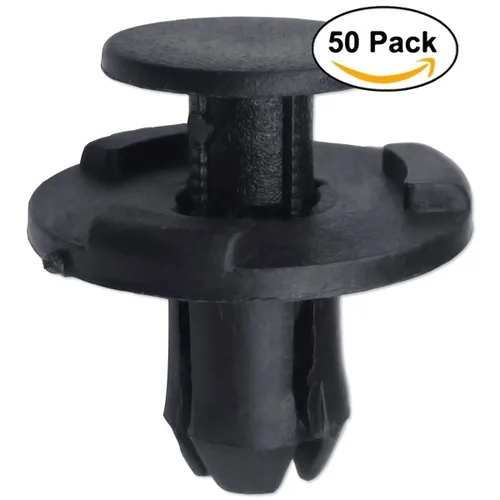 Miniatura 2 de Lantee 50 clips de empuje para guardabarros para parachoques de capó 01553-05323 para Nissan Sentra Rogue Murano Maxima Frontier Armada Altima 350Z