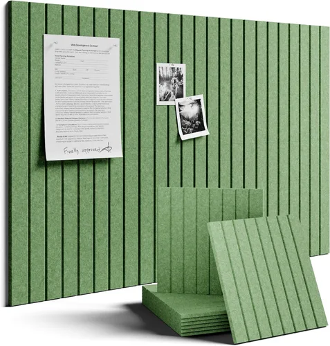 Miniatura 9 de Tablero de anuncios de fieltro grande de 36 x 24 pulgadas, alternativa al tablero de corcho – Paquete de 6 con 40 pestañas adhesivas extraíbles