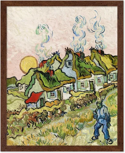 Miniatura 41 de Poster Master Póster clásico de Van Gogh, impresión impresionista vintage, regalo para artista, pintor, autorretrato, sombrero de paja, dibujo