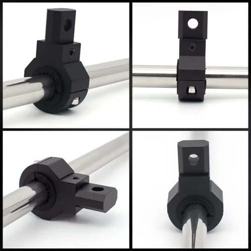 Miniatura 5 de Kits de Abrazaderas de Soporte de Montaje para Barra de Luces LED Mini 360 Grados 0.75" 1" 1.25" 2 Piezas Abrazadera de Tubo de Barra Vertical