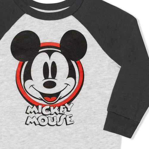 Miniatura 4 de Disney Mickey Mouse Boys Sweater and Beanie Set for Toddler and Little Kids RedBlack or Grey