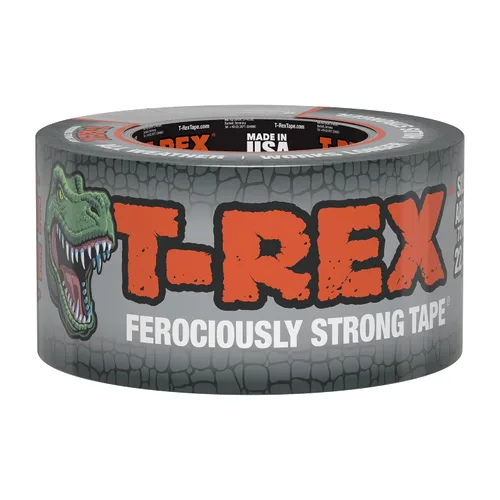 T-REX Cinta adhesiva extra ancha con respaldo resistente a los rayos UV y resistente al agua para reparaciones ferozmente fuertes, 2.83 pulgadas x