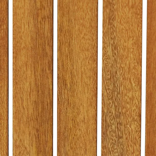 Miniatura 8 de Sunnydaze Meranti - Mesa plegable de madera para exteriores con agujero para sombrilla - Mesa de patio plegable para comedor y reuniones - Acabado