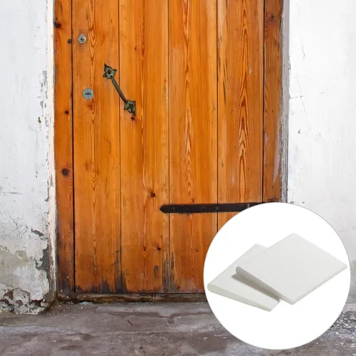 Miniatura 4 de Zonon 8 Piezas Sellos Autoadhesivos para Esquinas de Puerta Burletes Contra Corrientes de Aire Tope de Corrientes Sello de Marco de Puerta Espuma