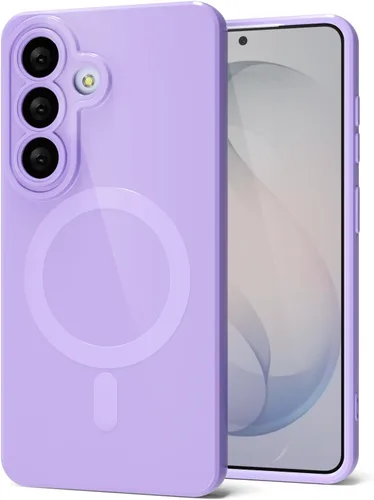 Miniatura 82 de Svanove para Samsung Galaxy S22 Funda de teléfono de silicona magnética, compatible con Magsafe, linda para mujeres, brillante color brillante, gel