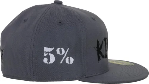 Miniatura 3 de 5% Nutrition Gorra de camionero Flexfit Snapback negra y roja para hombres y mujeres