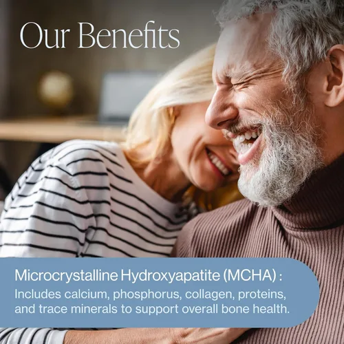 Miniatura 4 de Suplemento de calcio (citrato e hidroxiapatita 1000 mg) para una salud completa de los huesos + vitamina D3 K2 magnesio y más, 180 tabletas