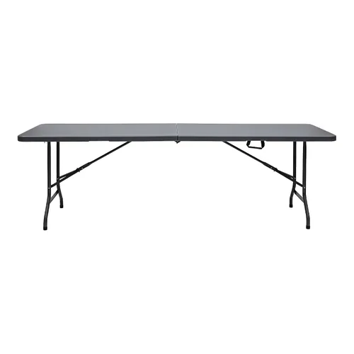 Miniatura 10 de Iceberg IndestrucTable Too - Mesa plegable biplegable, interior/exterior, grado comercial, carbón, 60 pulgadas de ancho x 30 pulgadas de profundidad