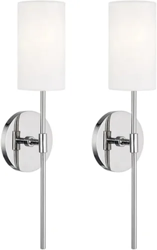 Miniatura 17 de Juego de 2 apliques de pared a pilas, no cableados, aplique de pared a pilas con bombilla regulable remota, fácil de instalar, sin cables