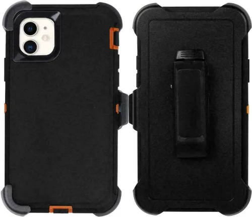 Miniatura 13 de Defender - Funda diseñada para iPhone 13 Pro Max, funda protectora híbrida a prueba de golpes, diseño de doble capa, cubierta de clip para cinturón
