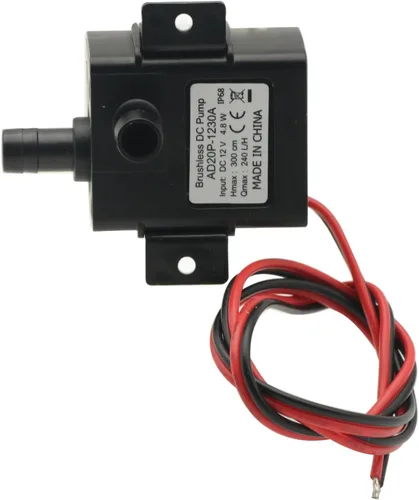 Miniatura 6 de 2 unids DC 12 V mini bomba de agua 9.8 ft 240L/H ultra silencioso motor sin escobillas para piscina sumergible acuario bomba de agua solar