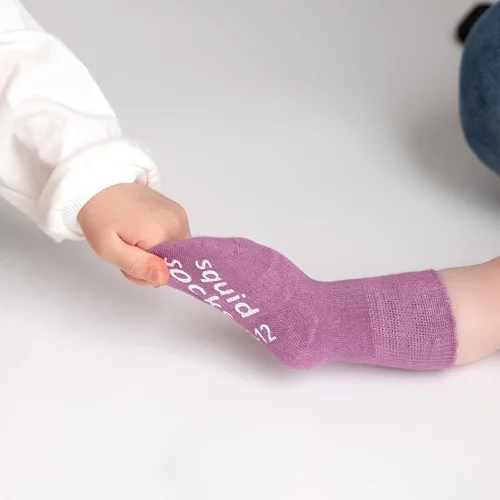 Miniatura 59 de squid socks Calcetines de viscosa de bambú 0-6M, 6-12M, 12-24M y 2T-3T Calcetines que se mantienen puestos