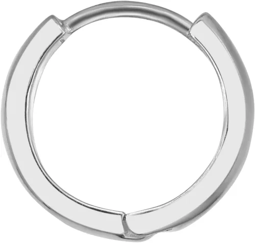 Miniatura 4 de 14k Yellow OR White Gold 3mm Thickness Huggie Earrings (12 x 12 mm)