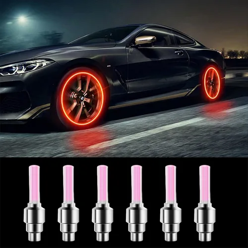 Miniatura 18 de 20 PIEZAS Tapas Fluorescentes para Vástago de Válvula de Neumático - Cubiertas Luminosas para Neumáticos de Vehículos Universales - Accesorios