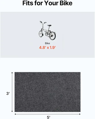Miniatura 2 de VEVOR Tapete para Piso de Garaje, 3'x5' Tapete para Derrames de Aceite, Tapete para Piso de Garaje Debajo del Automóvil, Duradero, Reutilizable