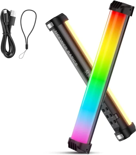 Miniatura 9 de NEEWER Barra de luz de video LED RGB, barra táctil y control de aplicación, varita magnética de iluminación de fotografía portátil, regulable 3200K