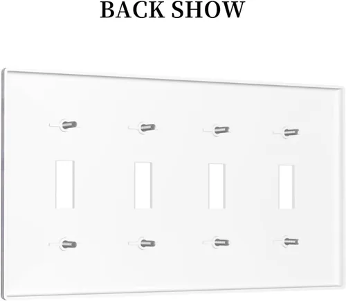 Miniatura 216 de Placa Decorativa de Pared de Granja Rústica con Cuerno de Madera para Puerta de Granero 1 Banda Duplex Cubiertas de Toma Eléctrica Soltera